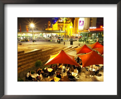 Restaurant In Federation Square, Melbourne, Victoria, Australia by David Wall Pricing Limited Edition Print image