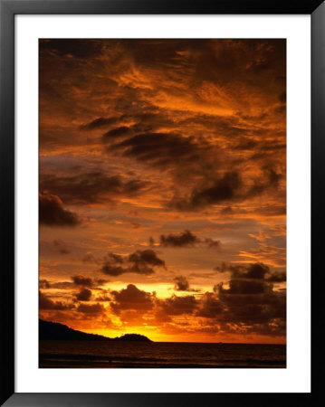 Sun Setting Over Patong Beach, Phuket, Thailand by Paul Beinssen Pricing Limited Edition Print image