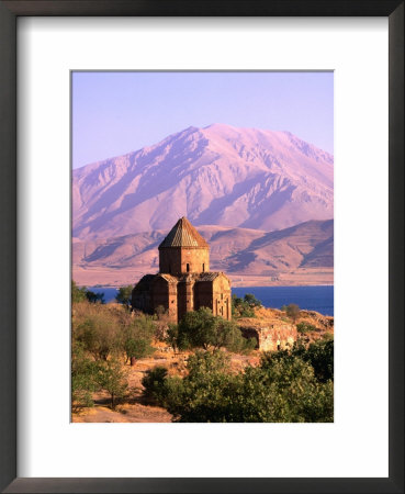 Akdamar Church And Van Lake, Van, Turkey by Izzet Keribar Pricing Limited Edition Print image