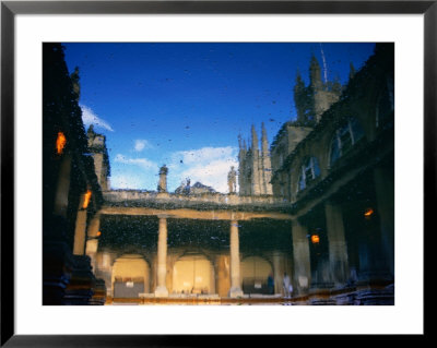 Bath Abbey Reflected In Waters Of Roman Bath, Bath, United Kingdom by Charlotte Hindle Pricing Limited Edition Print image