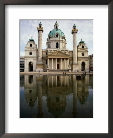 Karlskirche, Vienna, Austria by Diana Mayfield Pricing Limited Edition Print image