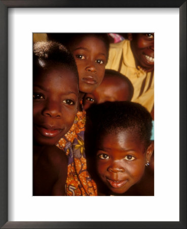 Faces Of Ghanaian Children, Kabile, Brong-Ahafo Region, Ghana by Alison Jones Pricing Limited Edition Print image