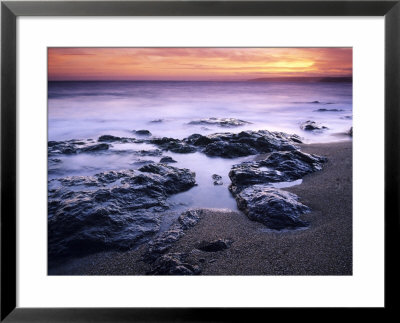Sunset At Mullion In Cornwall, Uk by David Clapp Pricing Limited Edition Print image