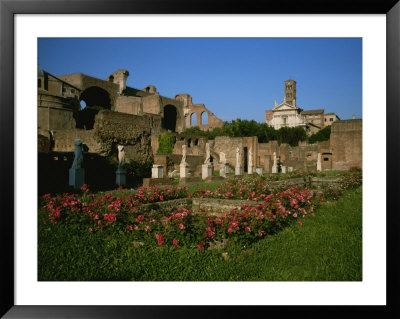 The Garden Of The Vestal Virgins In The Roman Forum by Taylor S. Kennedy Pricing Limited Edition Print image