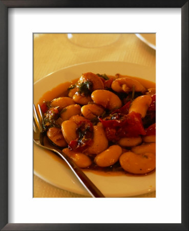 Plate Of Gigantes (Giant Beans), Athens, Attica, Greece by Alan Benson Pricing Limited Edition Print image