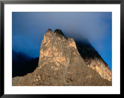 Clouds Partially Mask Point John An Outlying Peak Of Mount Kenya, Mt. Kenya National Park, Kenya by Grant Dixon Pricing Limited Edition Print image