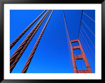 Detail Of Golden Gate Bridge, San Francisco, Usa by Holger Leue Pricing Limited Edition Print image