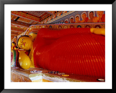 Reclining Buddha Statue At Isurumuniya Vihara, Sri Lanka by Richard I'anson Pricing Limited Edition Print image