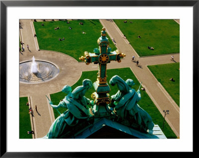 Overhead Of Gardens Below Berlin Cathedral (Berliner Dom), Berlin, Germany by Krzysztof Dydynski Pricing Limited Edition Print image