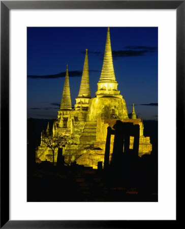 Wat Phra Sri Sanphet Built By King Ramathibodi I In The 14Th Century, Ayuthaya, Thailand by Tom Cockrem Pricing Limited Edition Print image