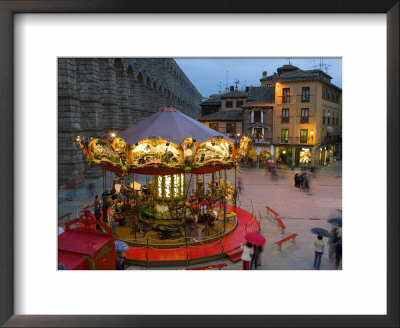 Carousel, Segovia, Castilla Y Leon, Spain by Peter Adams Pricing Limited Edition Print image
