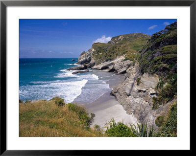 Secluded Beach, Cape Farewell, South Island by Bruce Clarke Pricing Limited Edition Print image