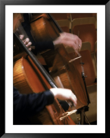 Cellists Performing In Orchestra by William Swartz Pricing Limited Edition Print image