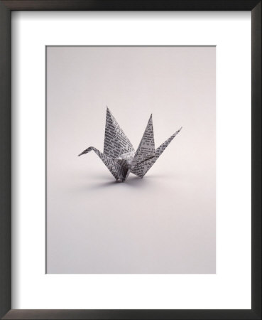 Origami Crane On White by Howard Sokol Pricing Limited Edition Print image
