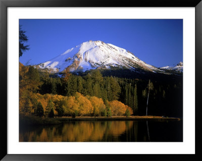 Mt. Lassen And Manzanita Lake, California by Jim Corwin Pricing Limited Edition Print image