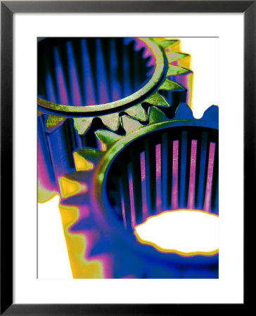 Interlocking Cogs Or Gears by William Swartz Pricing Limited Edition Print image