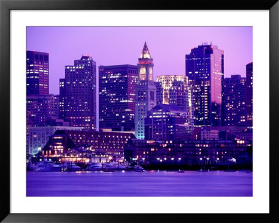 Nighttime Downtown Boston, Ma by John Coletti Pricing Limited Edition Print image