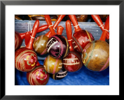 Wooden Maracas, Aruba by Jennifer Broadus Pricing Limited Edition Print image