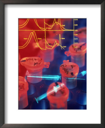 Multiple Image Of Medical Devices And Graphs by Gary Conner Pricing Limited Edition Print image