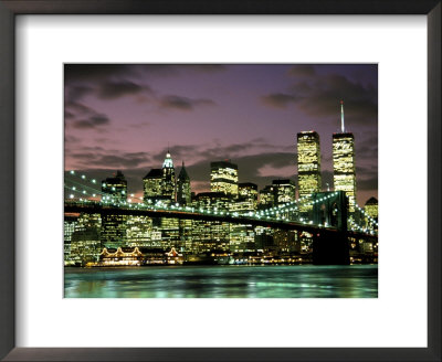 Brooklyn Bridge, Manhattan, Ny by Michael Howell Pricing Limited Edition Print image