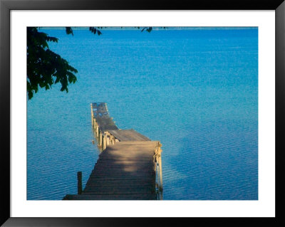 Dock On Lago Peten Itza, El Remate, Guatemala by Keren Su Pricing Limited Edition Print image