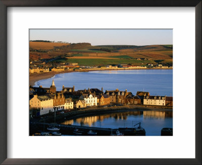 Town Buildings Overlooking Harbour, Stonehaven, United Kingdom by Jonathan Smith Pricing Limited Edition Print image
