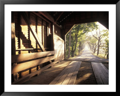 Covered Bridge Over The North Fork Of The Shenandoah River In Jackson, Virginia by Richard Nowitz Pricing Limited Edition Print image