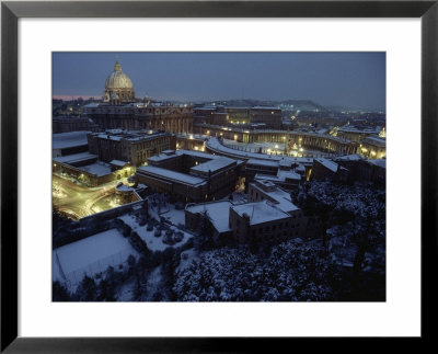 Vatican City In The Snow by James L. Stanfield Pricing Limited Edition Print image