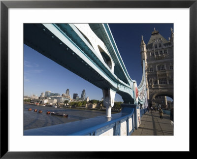 The City Of London From Tower Bridge, London, England by Amanda Hall Pricing Limited Edition Print image