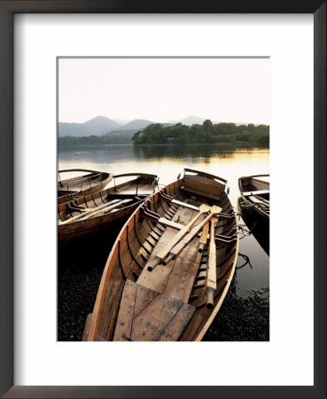 Derwentwater At Dusk, Keswick, Lake District, Cumbria, England, United Kingdom, Europe by Lee Frost Pricing Limited Edition Print image