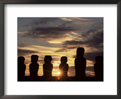 Ahu Tongariki, Easter Island (Rapa Nui), Chile, South America by Jochen Schlenker Pricing Limited Edition Print image
