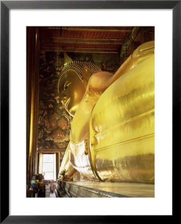 The 46M Long Statue Of The Reclining Buddha, Wat Pho (Wat Po) (Wat Chetuphon), Bangkok, Thailand by Gavin Hellier Pricing Limited Edition Print image