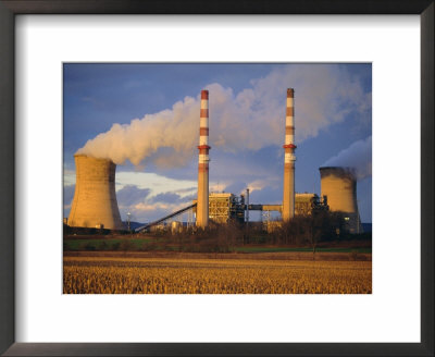 Power Station At Middleburg, Pennsylvania, Usa by Robert Francis Pricing Limited Edition Print image