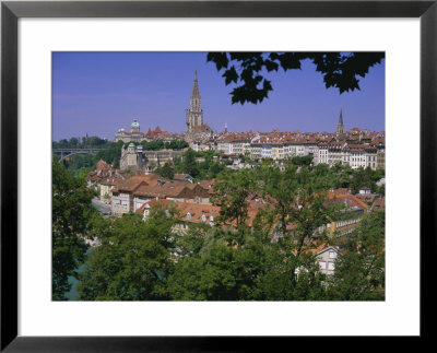 City And Aare River, Bern (Berne), Bernese Mittelland, Switzerland, Europe by Gavin Hellier Pricing Limited Edition Print image