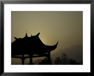 Chineese Pavillon During Sunset, China by Ryan Ross Pricing Limited Edition Print image