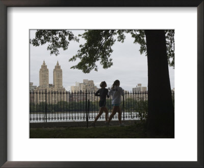 Joggers, Central Park, Manhattan, New York City, New York, United States Of America, North America by Amanda Hall Pricing Limited Edition Print image