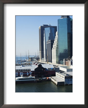 South Street Seaport, Manhattan, New York City, New York, Usa by Amanda Hall Pricing Limited Edition Print image