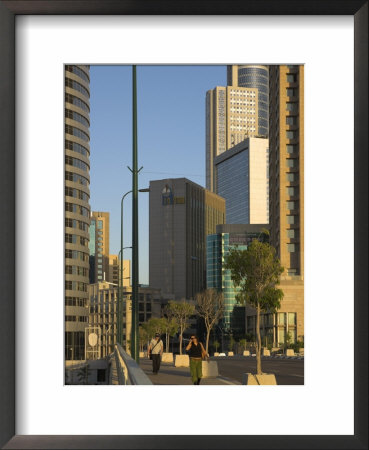 High Rising Buildings And Sheraton City Tower Hotel, Ramat Gan, Tel Aviv, Israel, Middle East by Eitan Simanor Pricing Limited Edition Print image