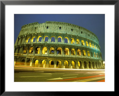 Evening View Of The Colosseum, Rome, Italy by Walter Bibikow Pricing Limited Edition Print image