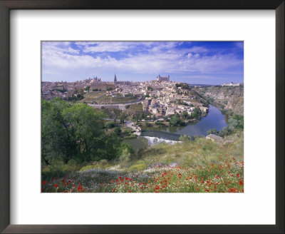 View Of The City And Tagus River (Rio Tajo), Toledo, Castilla La Mancha, Spain, Europe by Gavin Hellier Pricing Limited Edition Print image