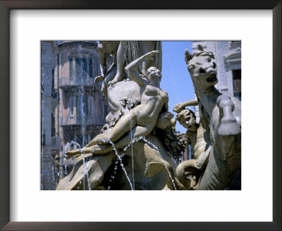 Diana Fountain, Siracusa (Syracuse), Island Of Sicily, Italy, Mediterranean by Oliviero Olivieri Pricing Limited Edition Print image