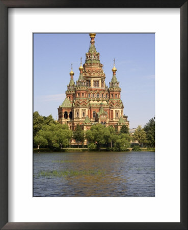 Peter And Paul Church Seen From Tsarina Pavilion, Peterhof, St. Petersburg, Russia by G Richardson Pricing Limited Edition Print image