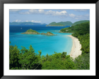 Trunk Bay, St. John, U.S. Virgin Islands, Caribbean, West Indies, Central America by Fred Friberg Pricing Limited Edition Print image