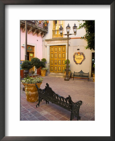 Courtyard Outside Of A Coffee Shop, Guanajuato, Mexico by Julie Eggers Pricing Limited Edition Print image