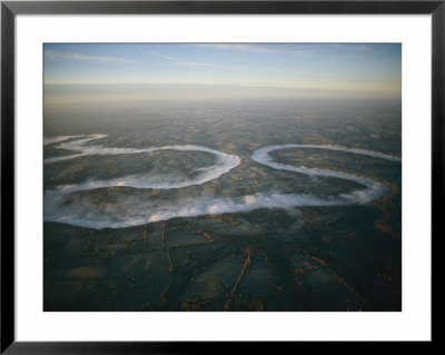 Fog Over The Winding Kentucky River by Sam Abell Pricing Limited Edition Print image