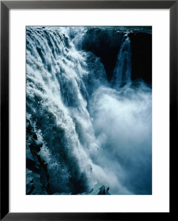 View From The Eastern Side Of The Dettifoss Waterfall, Husavik Region, Dettifoss, Iceland by Cornwallis Graeme Pricing Limited Edition Print image