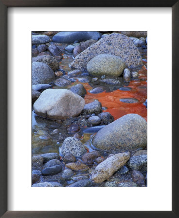 Fall Colors Reflect In Saco River, New Hampshire, Usa by Jerry & Marcy Monkman Pricing Limited Edition Print image