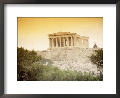 View Of The Parthenon, Athens, Greece by Jennifer Broadus Pricing Limited Edition Print image