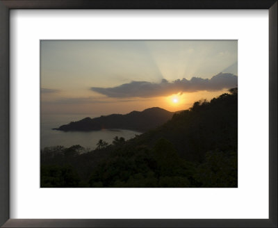 Sunset Over Punta Islita, Nicoya Pennisula, Costa Rica, Central America by R H Productions Pricing Limited Edition Print image