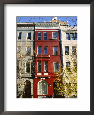 Brownstone, Upper West Side, New York City, New York, Usa by Ethel Davies Pricing Limited Edition Print image